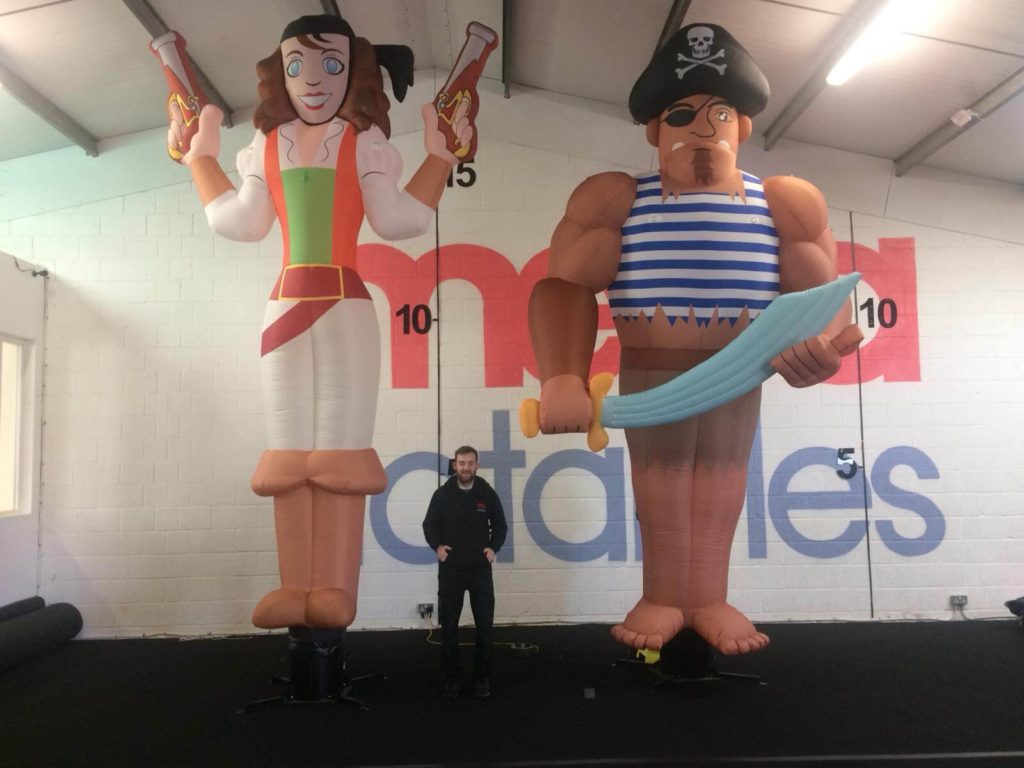 Giant Inflatable Pirates