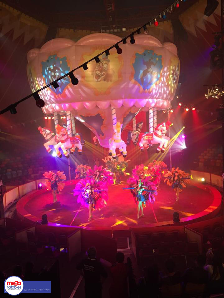 Inflatable circus event inflatable
