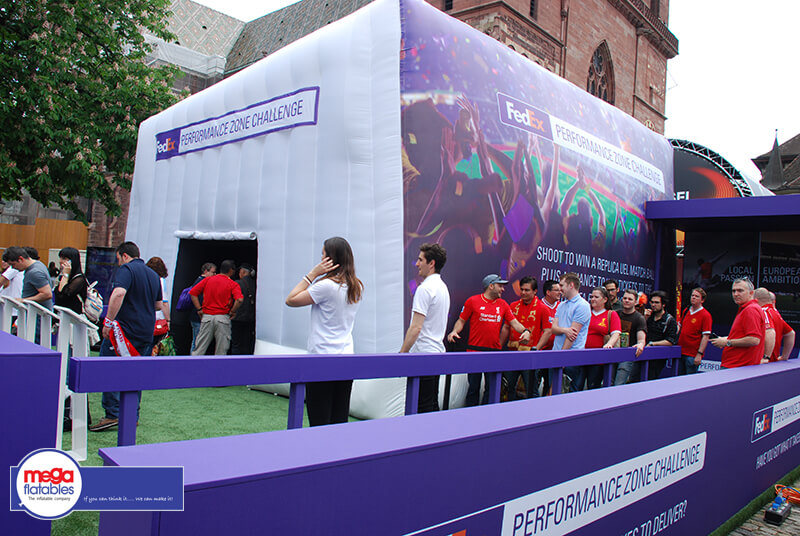 Inflatable FedEX Challenge Performance Zone