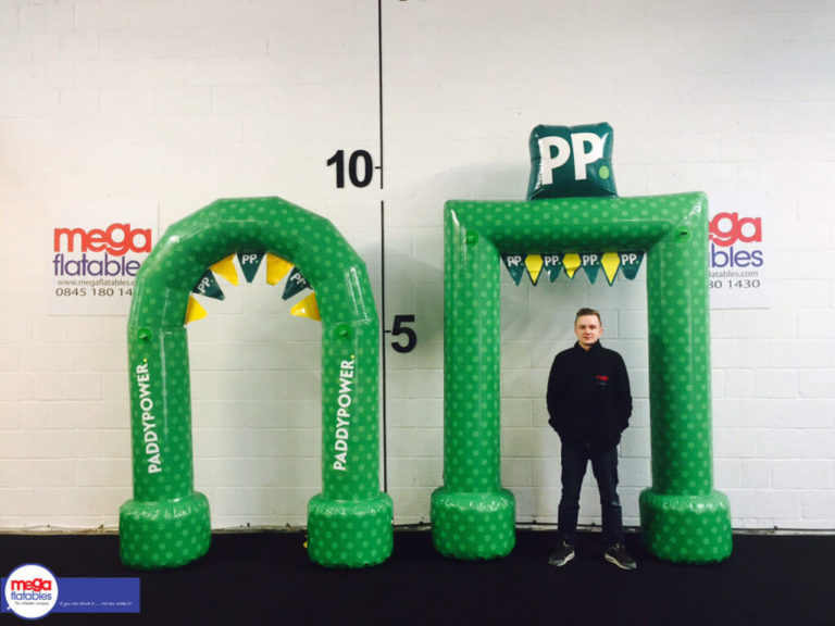 Giant Inflatable Paddy Power Narrow Arches