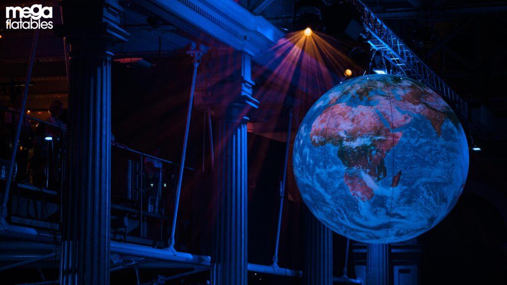 Giant inflatable Earth