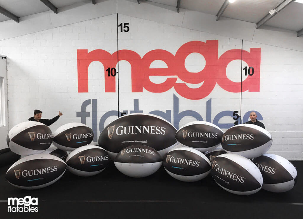 Inflatable Guinness balls