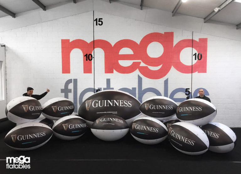 Giant Inflatable Guinness Rugby Balls Collection