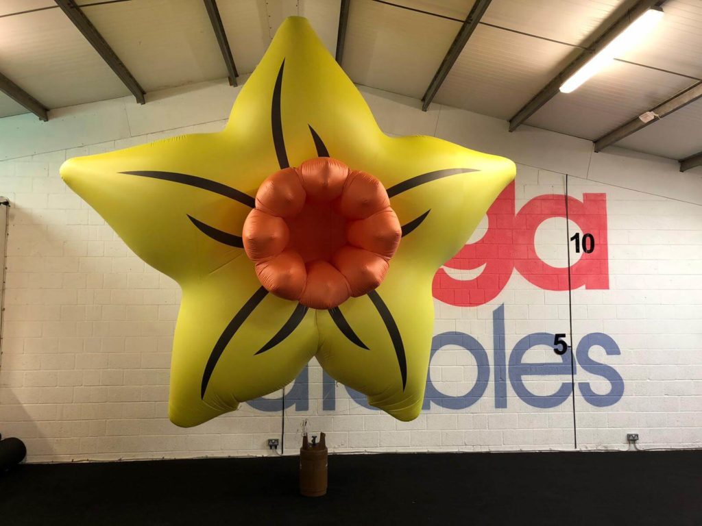Giant Helium Inflatable Daffodil Flower
