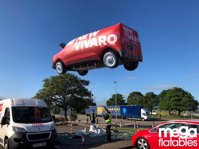 Inflatable New Vivaro Van