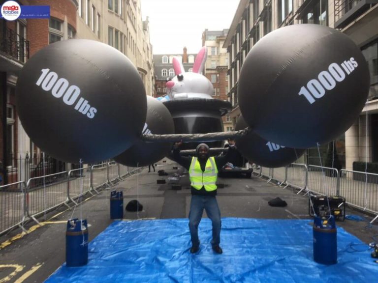 Giant Inflatable Weightlifiting Barbell Inflatable