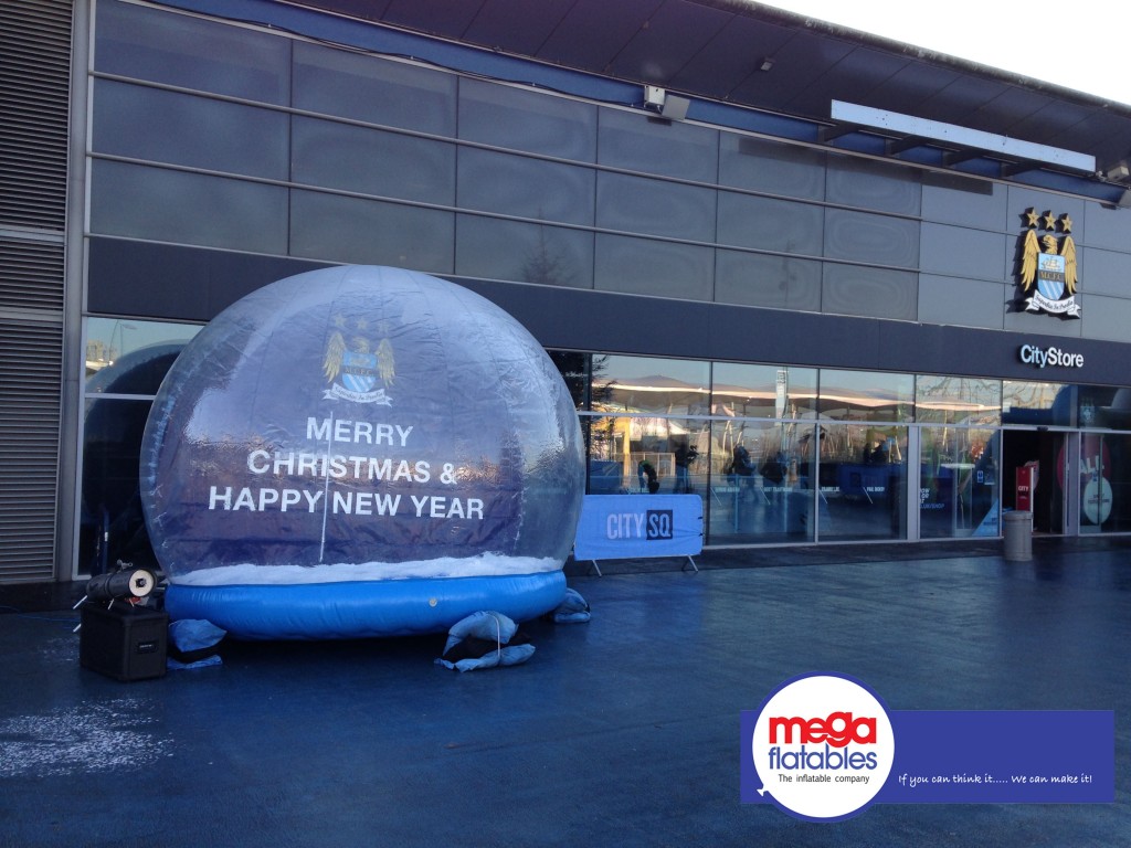 Inflatable snow dome outdoors Christmas Inflatables