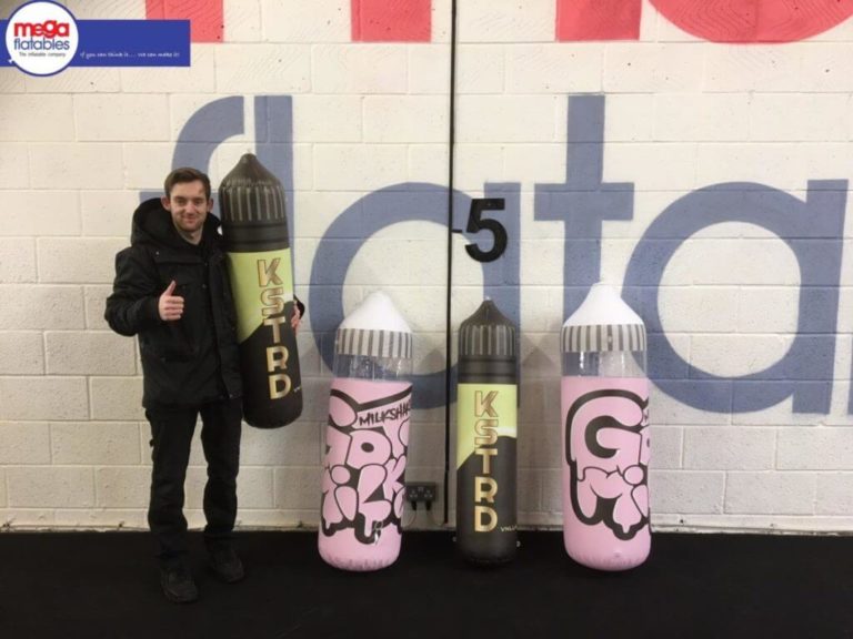 Giant Inflatable E-Liquid Cartridges