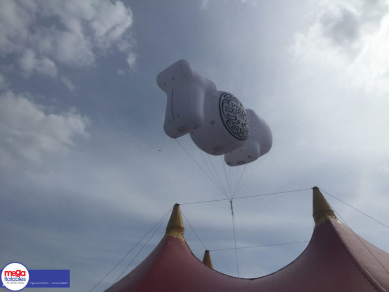 Giant Inflatable Pizza Express Promotion Cloud