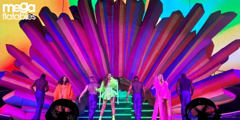 Inflatable Arch by Megaflatables for Little Mix Confetti Tour