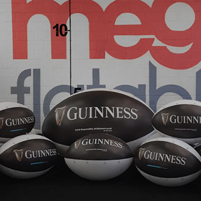 Inflatable Guiness Rugby Balls