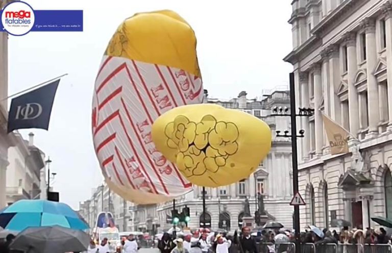 Giant Inflatable Popcorn Parade