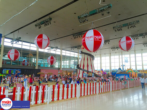 Inflatable Sphere Heart