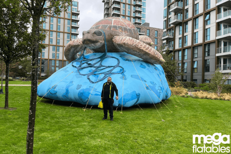 turtle inflatable character