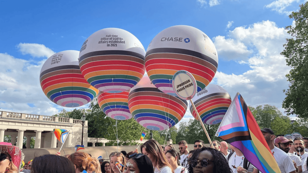 Inflatable orbs for pride