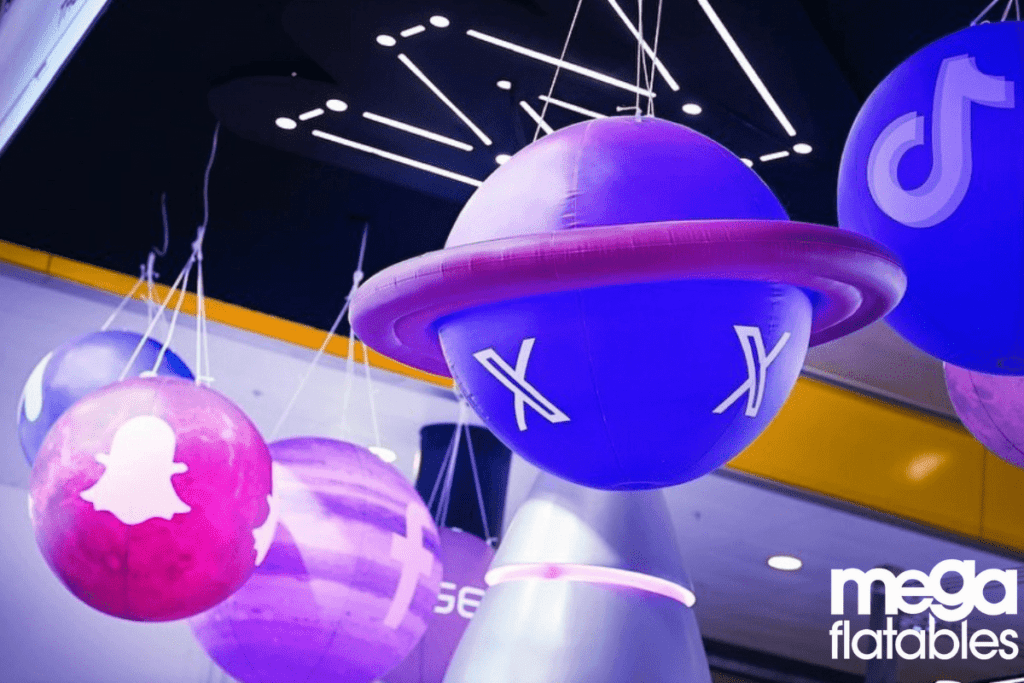 social media inflatables